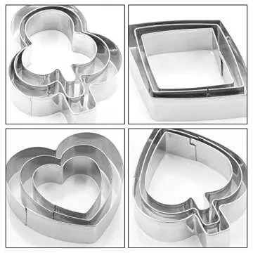 Yunko Cookie Cutter Set for Perfect Cake Decorating