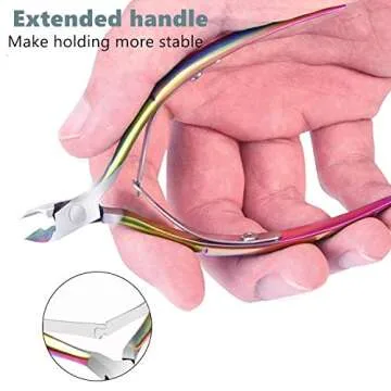 BUVE Non-slip Cuticle Trimmer - Durable Stainless Steel Clipper