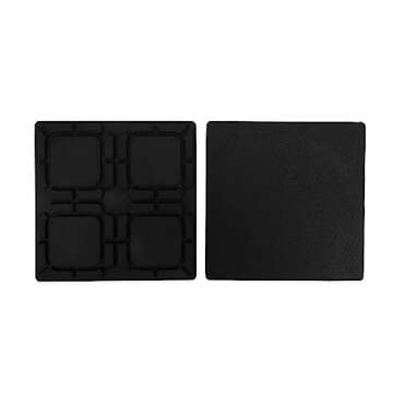 Camco RV Universal Flex Pads for Leveling Blocks,"2x2” | Prevents Jacks & Stabilizers