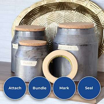 3M General Use Masking Tape 201+ 10in x 60yds for Crafting