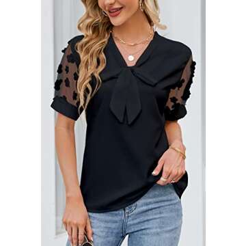 Stylish Women's Summer Work Blouses for Casual & Business