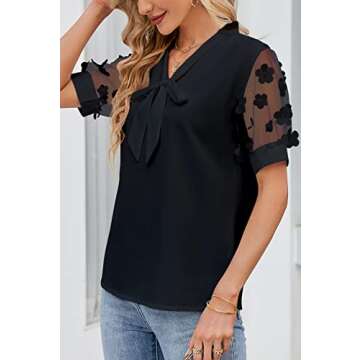 Stylish Women's Summer Work Blouses for Casual & Business