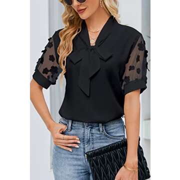 Stylish Women's Summer Work Blouses for Casual & Business