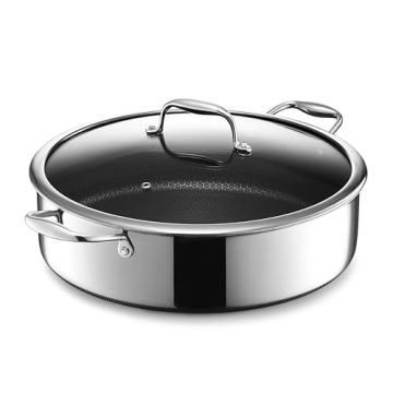 HexClad 7-Quart Hybrid Nonstick Sauté Pan and Lid