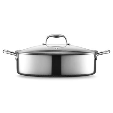HexClad 7-Quart Hybrid Nonstick Sauté Pan and Lid
