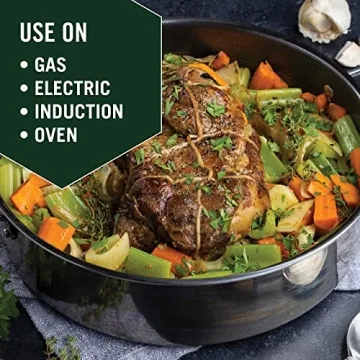 HexClad 7-Quart Hybrid Nonstick Sauté Pan and Lid