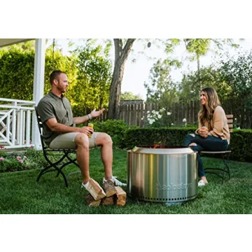 Solo Stove Yukon 2.0 Smokeless Fire Pit Outdoor Camping