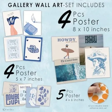 Fardes Coastal Granddaughter Decor with Cowgirl Prints