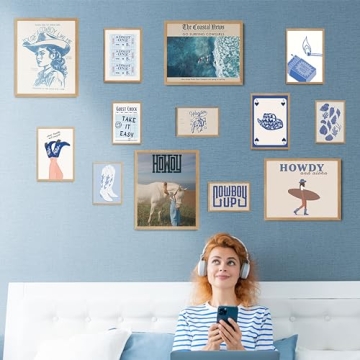 Fardes Coastal Granddaughter Decor with Cowgirl Prints