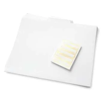Russell+Hazel White File Folders with Foiled Labels - 12 Count