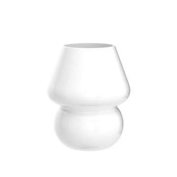 BSOD Mushroom lamp,Glass Mushroom Bedside Table Lamp Translucent Murano Vintage Style Striped Small Nightstand Desklamp Swirl Light for Home Decor, Dining, Living, Bedroom, Gift (Matte White)