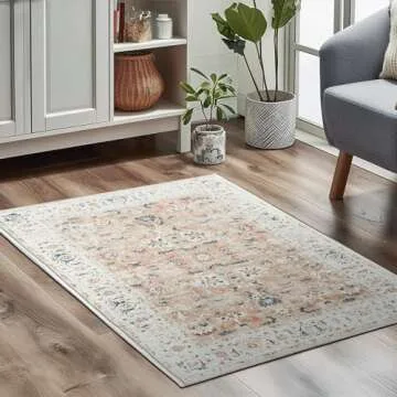 Timeless Jinchan Area Rug - Vintage Boho Floral Design