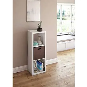 ClosetMaid 3-Cube Storage Organizer Easy Assembly White