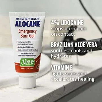 Alocane Burn Gel - Fast Relief from Burns & Sunburns