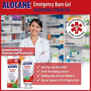 Alocane Burn Gel - Fast Relief from Burns & Sunburns