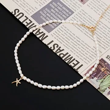 Elegant Pearl Choker Necklace for Women and Girls