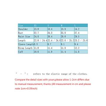 Floerns Women's Tie Waist Knot Summer Keyhole Short Sleeve Top Blouse Pink M