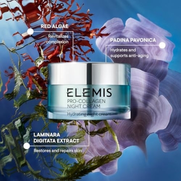 ELEMIS Pro-Collagen Night Cream, Moisturizer Face Cream, Hydrating Face Moisturizer for Dry Skin, Best Moisturizer for Aging Skin, Anti Aging Cream for Face, Firming Facial Cream