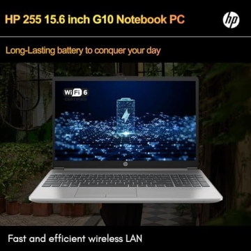HP 255 G10 Laptop - 16GB RAM, 1TB SSD, Ryzen 3
