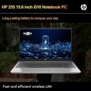 HP 255 G10 Laptop - 16GB RAM, 1TB SSD, Ryzen 3