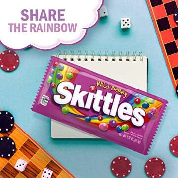 SKITTLES Wild Berry Candy 36 Count Pack for All Occasions