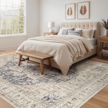 Stylish 9x12 Washable Area Rug for Home Décor