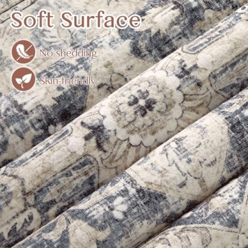 Stylish 9x12 Washable Area Rug for Home Décor