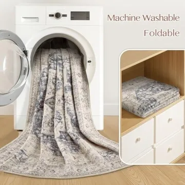 Stylish 9x12 Washable Area Rug for Home Décor