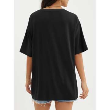 ATHMILE Oversized T Shirts for Women - Casual Comfort Tops