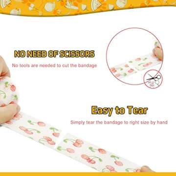 SafeSense Vet Wrap 6 Pack for Pets, Breathable & Self-Adhesive