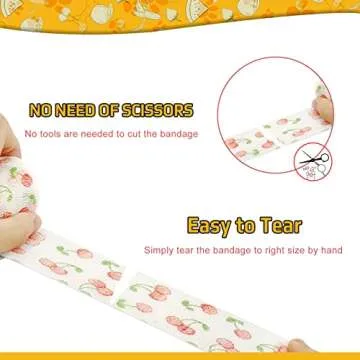 SafeSense Vet Wrap 6 Pack for Pets, Breathable & Self-Adhesive