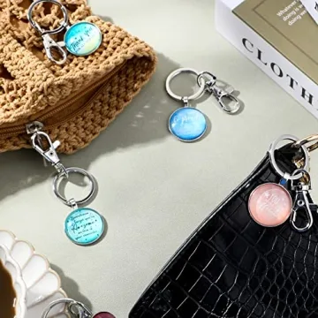 Inspirational Employee Appreciation Keychains Set