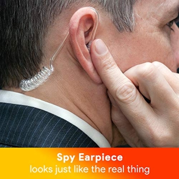 Skeleteen Spy Earpiece - Secret Agent Costume Accessory