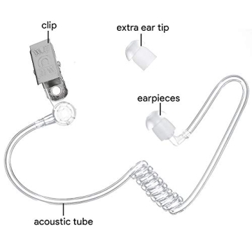 Skeleteen Spy Earpiece - Secret Agent Costume Accessory