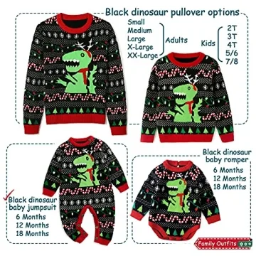 Simplee Kids Ugly Christmas Sweater Family Matching Outfits