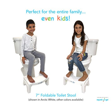 Squat N Go Folding Stool for Healthy Bathroom Use