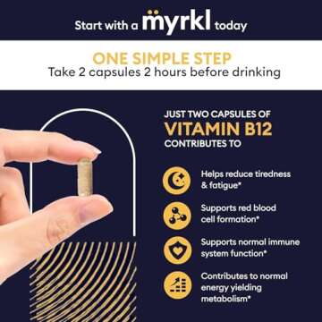 Myrkl Pre-Drinking Supplement for Liver Health Support