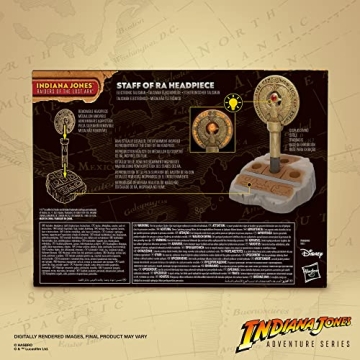 Indiana Jones Adventure Series Staff of Ra Headpiece Electronic Roleplay Talisman