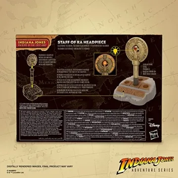 Indiana Jones Adventure Series Staff of Ra Headpiece Electronic Roleplay Talisman