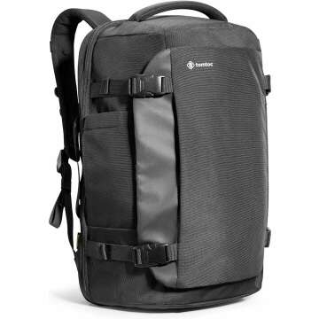tomtoc 40L Travel Backpack - TSA Friendly Water-resistant Carry-on