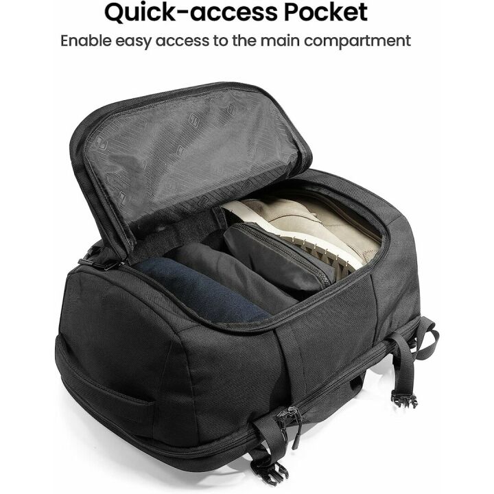 tomtoc Travel Backpack - 40L Lightweight & Stylish