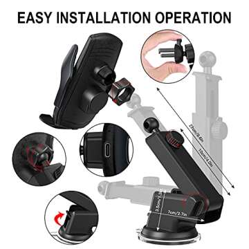 Wireless Car Charger Mount for Fast Charging on the Go