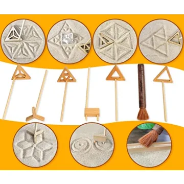 Tranquil 15PCS Zen Garden Tools Set for Mindfulness