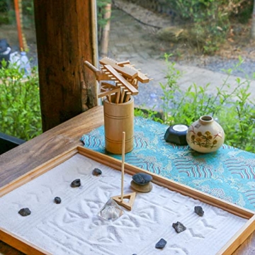 Tranquil 15PCS Zen Garden Tools Set for Mindfulness