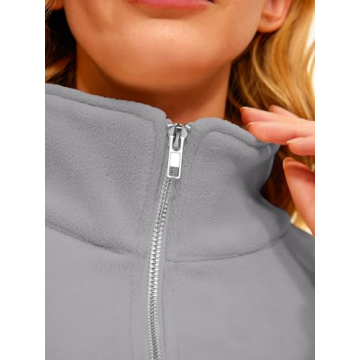 AUTOMET Women's Cozy Half Zip Pullover Sweatshirt