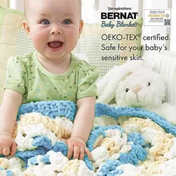 Bernat Baby Blanket Yarn - Super Bulky 300g Soft Yarn