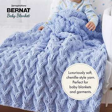 Bernat Baby Blanket Yarn - Super Bulky 300g Soft Yarn