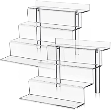 Elegant YIDITTHOPE 4 Tier Acrylic Display Organizer