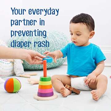 Desitin Daily Defense Baby Diaper Rash Cream with Zinc Oxide to Treat, Relieve & Prevent diaper rash, Hypoallergenic, Dye-, Phthalate- & Paraben-Free, 4 oz