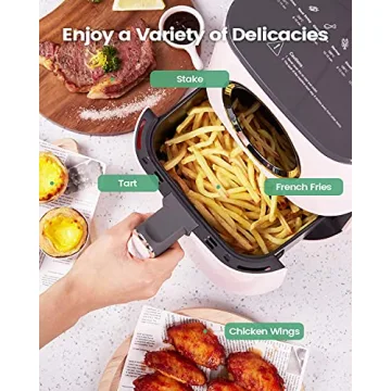 KOOC Large Air Fryer - 4.5 Quart Electric Oven Cooker